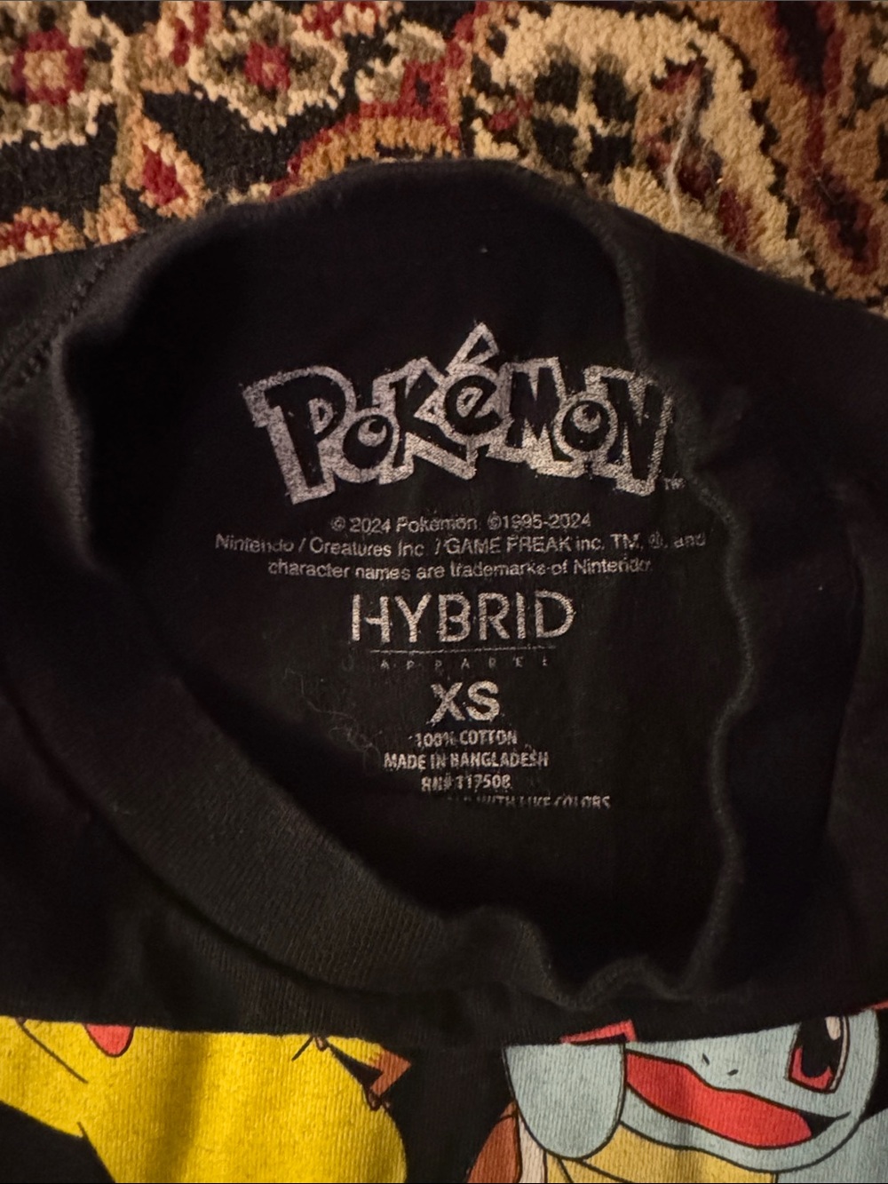 Pokémon Kids Graphic Tee with Pikachu & Friends size XS (6/7) - Picture 3 of 4